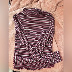 candie’s pink sparkly striped top ✿